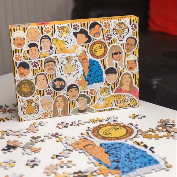 New Unused Tiger King 500 piece jigsaw puzzle in box - Picture 4 of 4